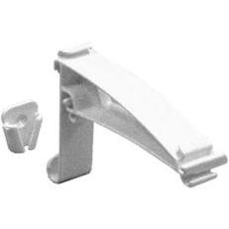 Amerimax T0421 Hidden Hook, 4 in Projection, Vinyl, White