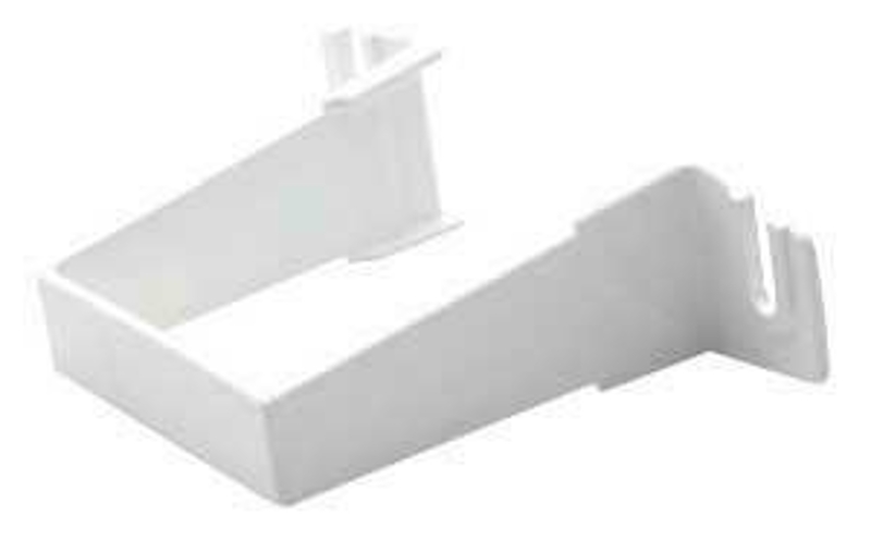 Amerimax T0534 Downspout Clip, Vinyl, White