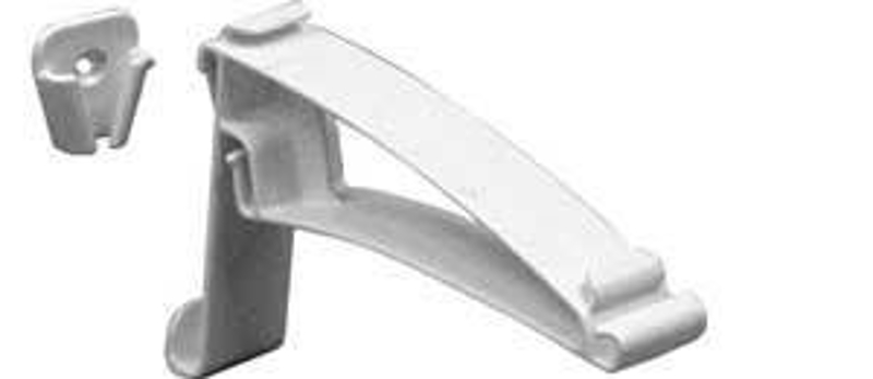 Euramax M0521 Gutter Hook, Vinyl, White