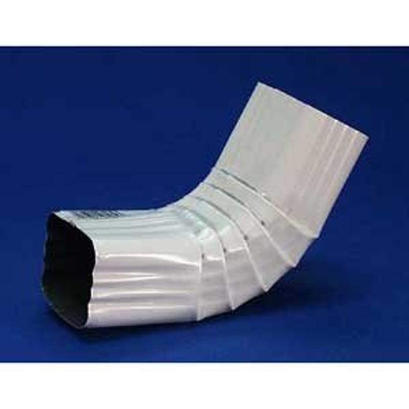 Amerimax 2526419 Gutter Front Elbow, Aluminum, Brown