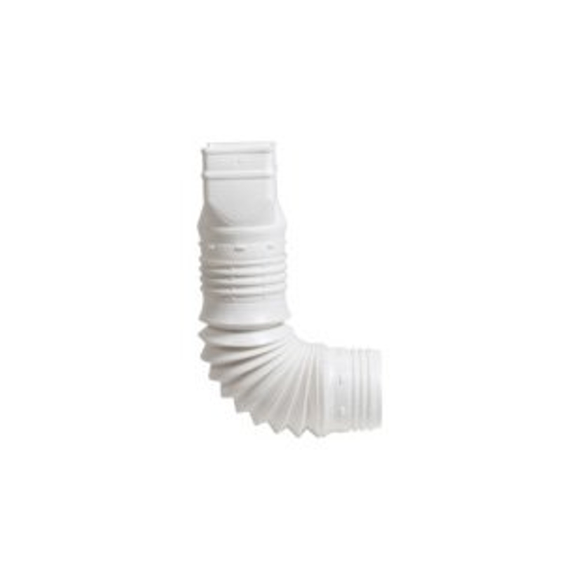 Euramax ADP53217 Downspout Adapter, White, 2 x 3 in Dimensions