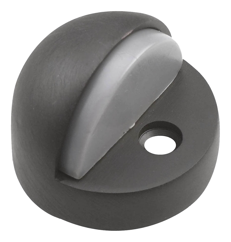 Onward 2185ORBR High-Profile Dome Stop, 1-25/32 in Dia Base, Metal, Oil-Rubbed Bronze