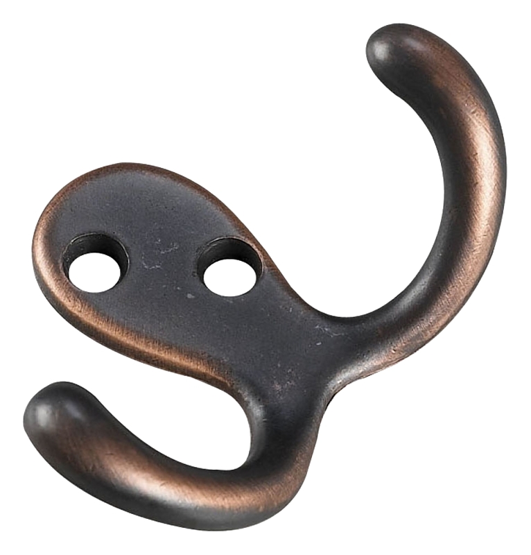 Onward 2235ORBV Utility Wardrobe Hook, 2-Hook, Metal, Oil-Rubbed Bronze