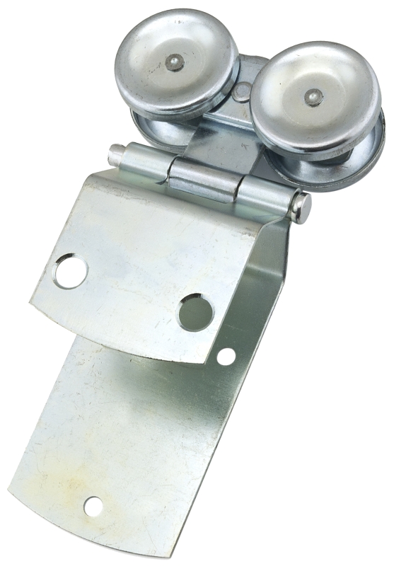 Onward 24651411XV Dual Axis Box Rail Hanger, 4-1/2 in W x 1-9/16 in H Dimensions, Steel, 2-Roller, 450 lb