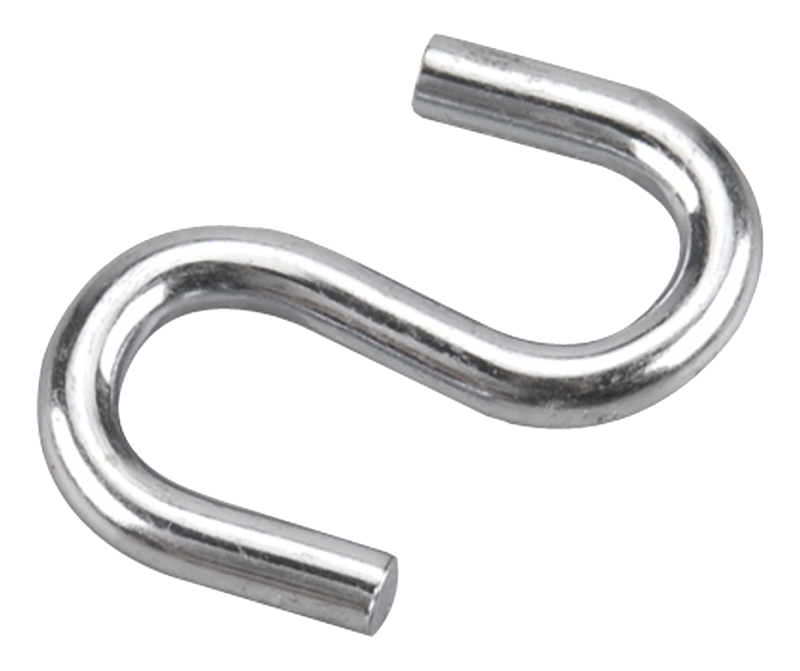 Onward 276XR S-Hook, 38 mm, 154 lb Working Load, 4.3 mm Dia Wire, Metal, Zinc