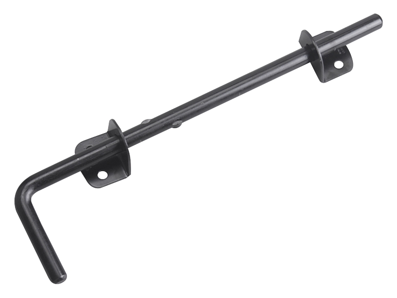 Onward 3055FBR Series Cane Bolt, 416 mm L, Steel, Black