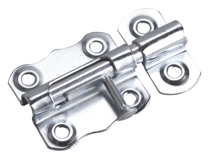 Onward 555XV Regular-Duty Barrel Bolt, 7 mm Bolt Head, Steel, Zinc, 1 BAG, 3 in L