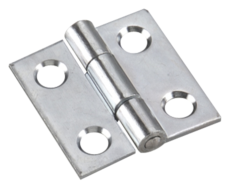 Onward 835XR Hinge, Zinc, 1 in H x 1 in W, Narrow Butt Hinge