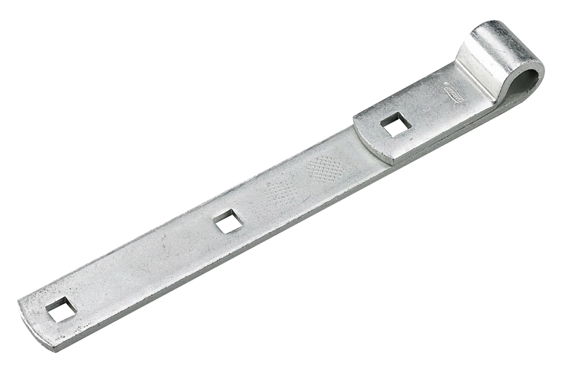 Onward 9335XBC Hinge Strap, 10 in L x 30.3 mm W x 4.7 mm H Dimensions, 4.7 mm Thick Leaf, Steel, Zinc, 150 lb