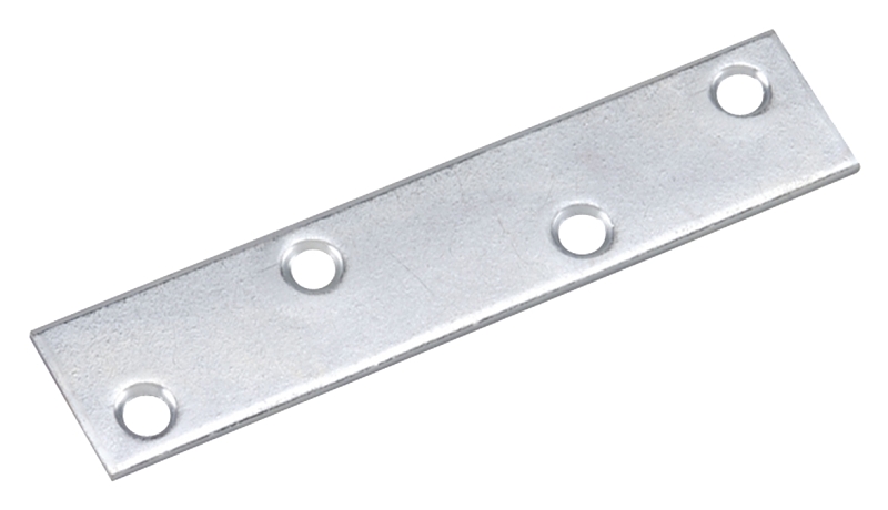 Onward 95X40B Multi-Position Mending Plate, 4 in L, 7/8 in W, Steel, Zinc, Screw Mounting