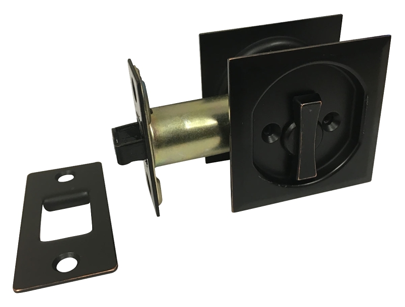 Onward 17RORB42R Pocket Door Pull, 62 mm Dia, Steel, Oil-Rubbed Bronze
