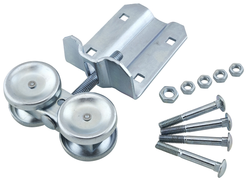 Onward 24651388XV Dual Axis Box Rail Hanger, Steel, 2-Roller, 450 lb