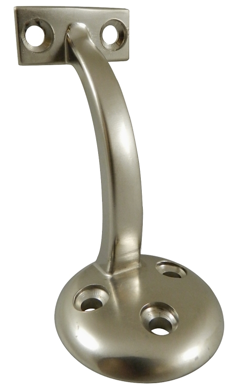Onward 22820SNV Long-Stem Handrail Bracket, Metal, Satin Nickel