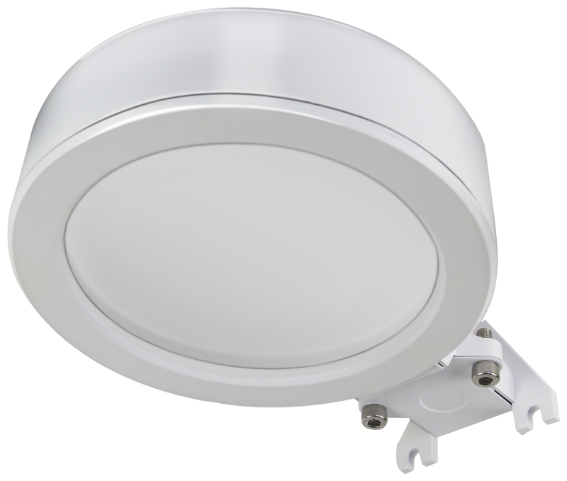 ETI 53301112 Area Light, 120 VAC, 40 W, LED Lamp, 3500 Lumens, 3000, 4000, 5000 K Color Temp, 84 deg Beam, White Fixture