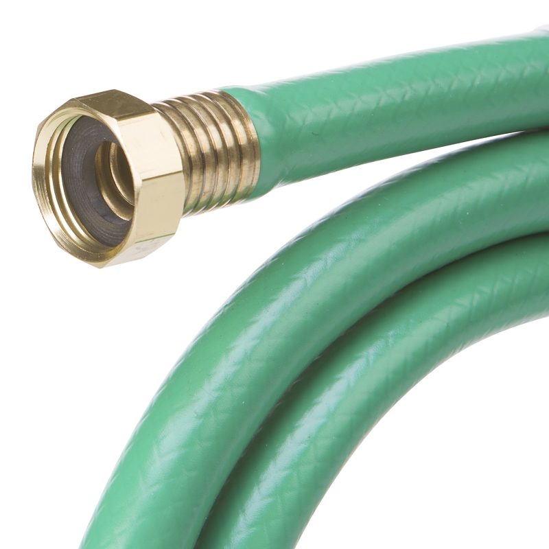 Swan CLOLH5806FM Leader Hose, 5/8 in, 6 ft L, Female x Male, PVC, Green