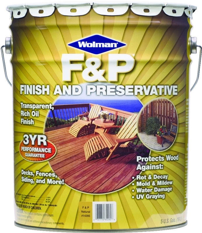 Wolman 14405 Preservative, Redwood, Liquid, 5 gal, Can