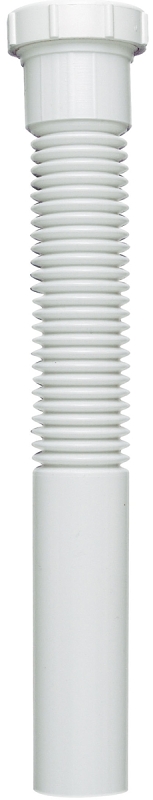 Plumb Pak PPC812-6 Pipe Extension Tube, 1-1/2 in, 12 in L, Slip-Joint, Plastic