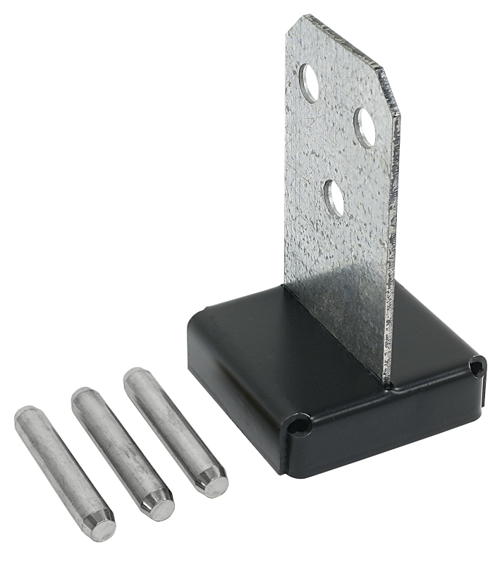 Simpson Strong-Tie CPTZ Series CPT66Z Concealed Post Base, 6 x 6 in Post, 12 ga, Steel, ZMAX