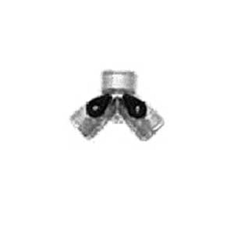 Rainwave RW-9312S 2-Way Hose Connector, Metal