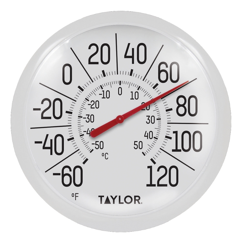 Taylor 3518N Probe Wire Thermometer, 32 to 392 deg F, Digital, LCD Display,  Gray/White