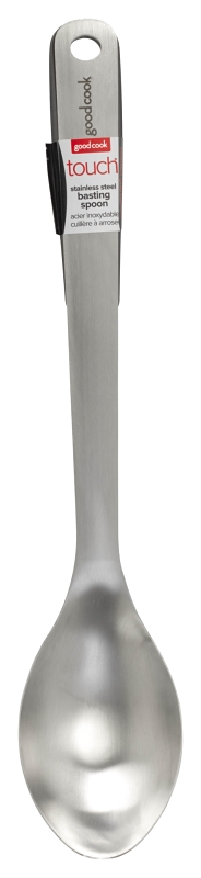 Goodcook 20437 Basting Spoon, 13 in OAL, Stainless Steel