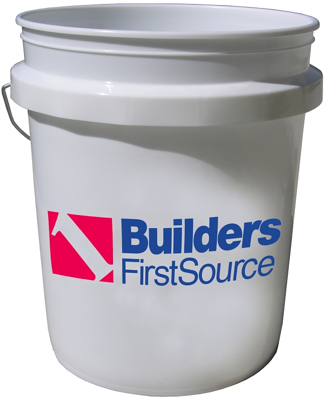 ENCORE Plastics COLORmaxx 302182 Paint Bucket, 5 gal Capacity, White