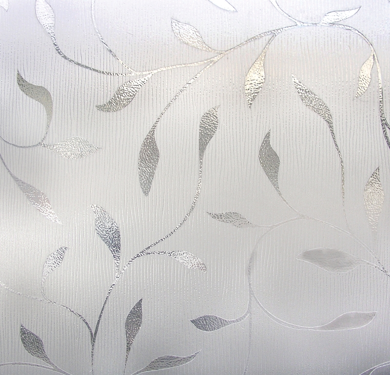 Artscape 01-0128 Window Film, 36 in L, 24 in W, Etched Leaf Pattern