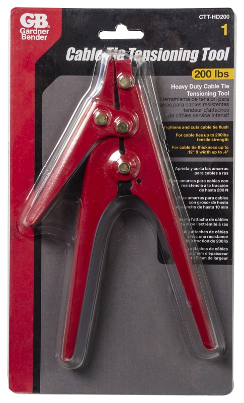 Gardner Bender CTT-HD200 Cable Tie Tensioning Tool, Red