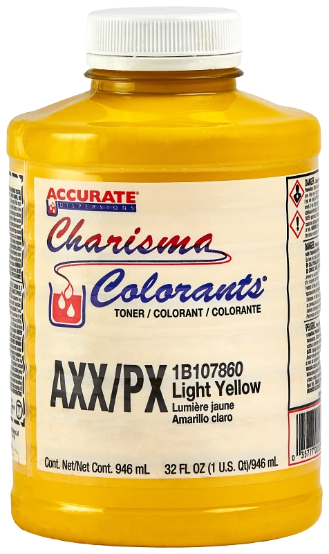 Charisma ACC007860-14 Colorant, Light Yellow, 1 qt