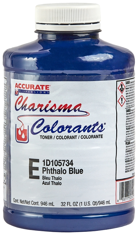 Charisma ACC005734-14 Colorant, E-Phthalo Blue, 1 qt