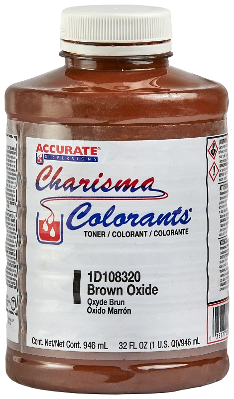 Charisma ACC008320-14 Colorant, I-Brown Oxide, 1 qt