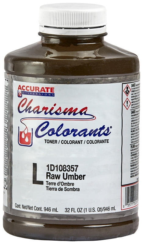 Charisma ACC008357-14 Colorant, L-Raw Umber, 1 qt