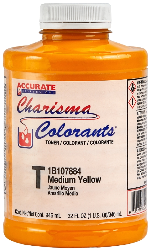 Charisma ACC007884-14 Colorant, T-Med Yellow, 1 qt