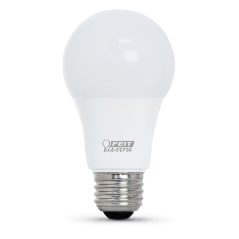 Feit Electric OM60/950CA10K/4 LED Bulb, General Purpose, 800 Lumens, 10.6 W, A19 Lamp, 60 W Equivalent, E26 Lamp Base