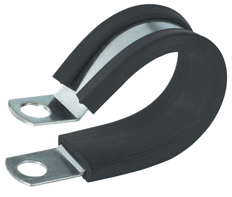 GB PPR-1600 Cable Clamp, 1 in Max Bundle Dia, Rubber/Steel, Black