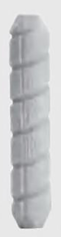 ALEXANDRIA Moulding DP003-R0CB Spiral Groove Dowel Pin, 3/8 in Dia, 2 in L, Wood