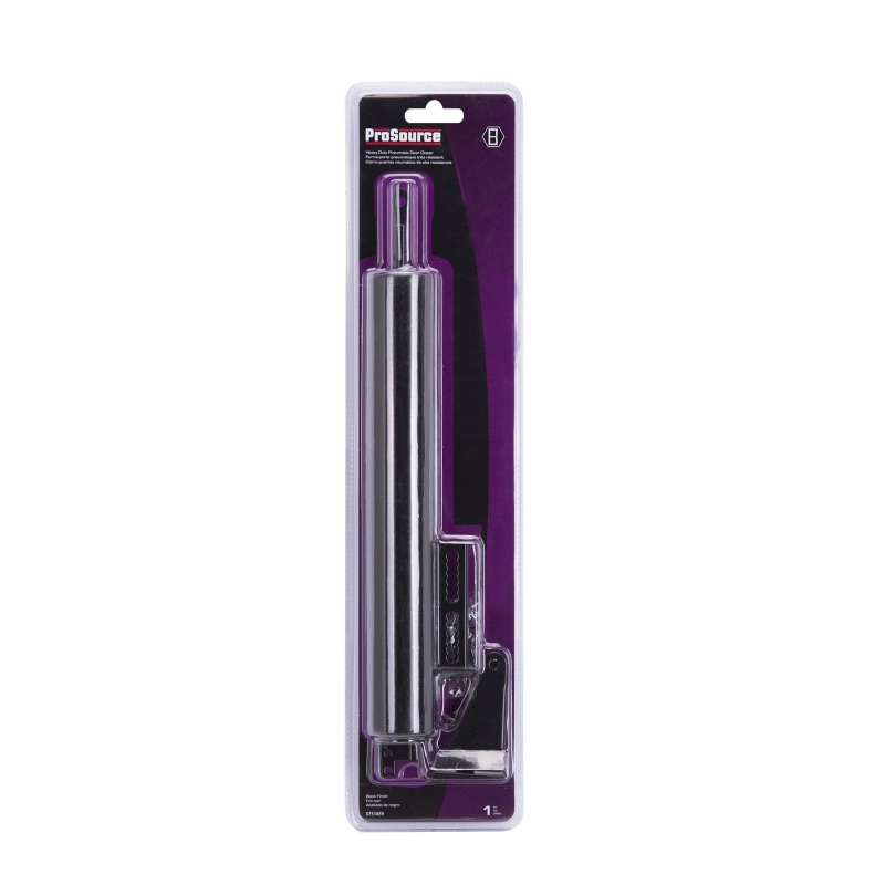 ProSource 16029-U-PS Door Closer, 1-1/2 in Dia Rod, 17-1/2 in L, Aluminum Tube, 90 deg Opening, 99 lb