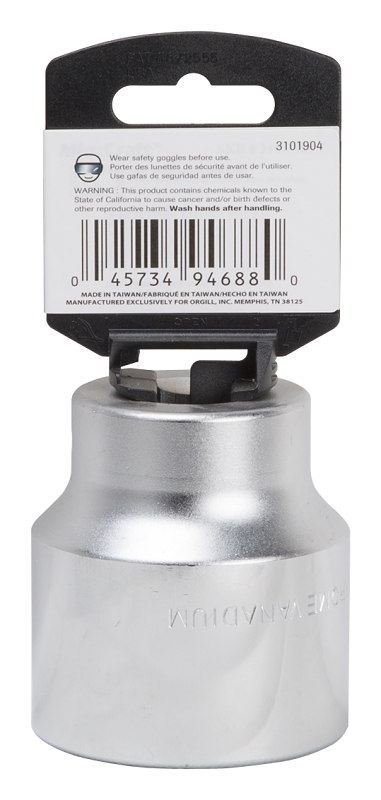 Vulcan MT-SM6048 Drive Socket, 48 mm Socket, 3/4 in Drive, 12