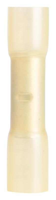 GB Xtreme AMT-127 Butt Splice Connector, 600 V, 12 to 10 AWG Wire, Yellow