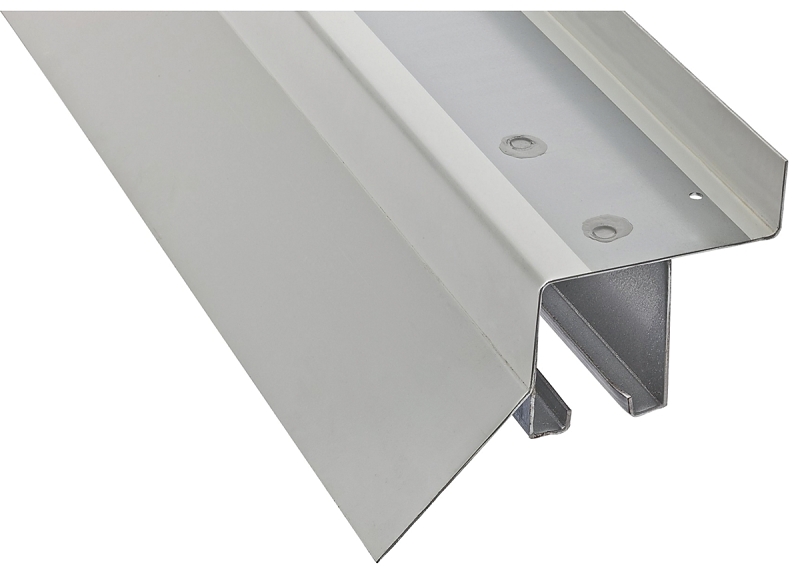 National Hardware N174-110 Box Rail, Steel, Galvanized, 8 ft L