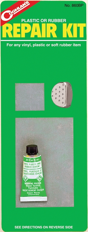 COGHLAN'S 860BP Vinyl and Rubber Repair Kit, Rubber