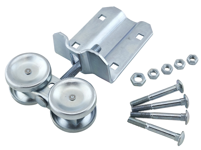 Onward 24654112XV Dual Axis Box Rail Hanger, 4-1/2 in W x 1-9/16 in H Dimensions, Steel, 2-Roller