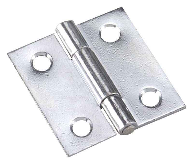 Onward 836XR Narrow Butt Hinge, 1-1/2 in H Frame Leaf, Steel, Press Fit Pin, 1-1/2 in H x 1-1/2 in W Dimensions