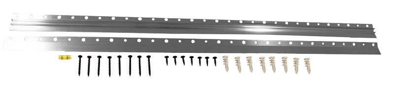 Onward 4578R Professional French Cleat, Specifications: 300 lb Safe Working Load, 30 in L Dimensions, Metal, Zinc