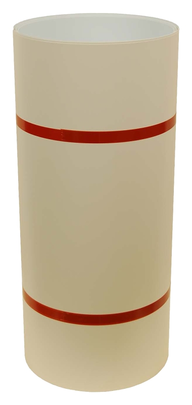 Amerimax 69124027 Trim Coil, 50 ft L, 0.018 Gauge, Aluminum, Heritage Cream, Smooth