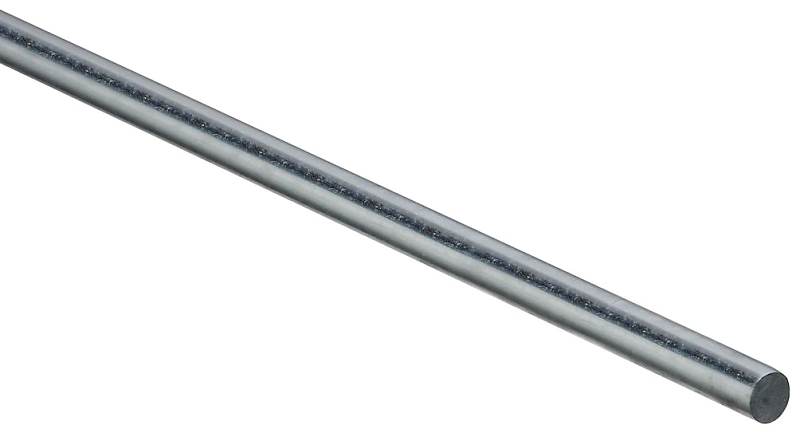 National Hardware N179-796 4005BC Smooth Rod in Zinc Plated 