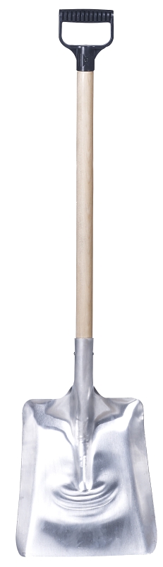 Garant 80626 Snow Shovel, 11 in W Blade, Aluminum Blade, Wood Handle, 41-1/4 in OAL