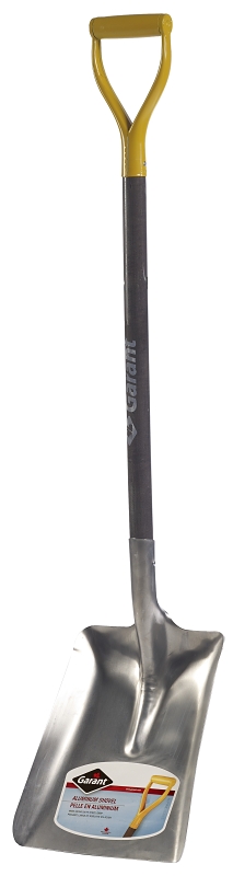 Garant 80638 Snow Shovel, 11-1/2 in W Blade, Aluminum Blade, Wood Handle, 46 in OAL