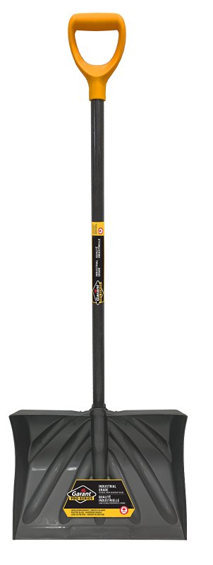 Garant GIPM18KD Snow Shovel, 18 in W Blade, Polypropylene Blade, Stained Ash Handle, D-Grip Handle, 42 in L Handle