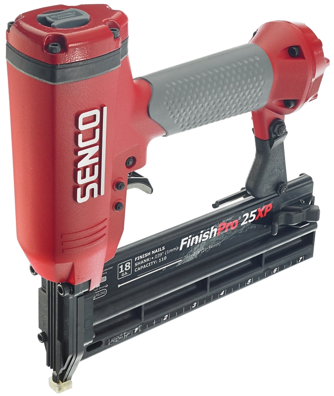 Senco FinishPro Series 760102N Brad Nailer, 110 Magazine, Strip Collation, 1.92 scfm Air
